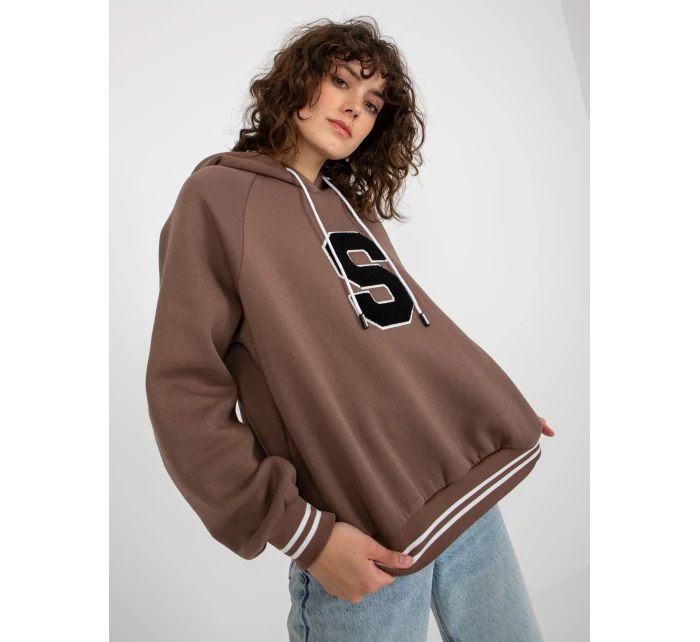 Mikina RV BL 8372.04P hnědá