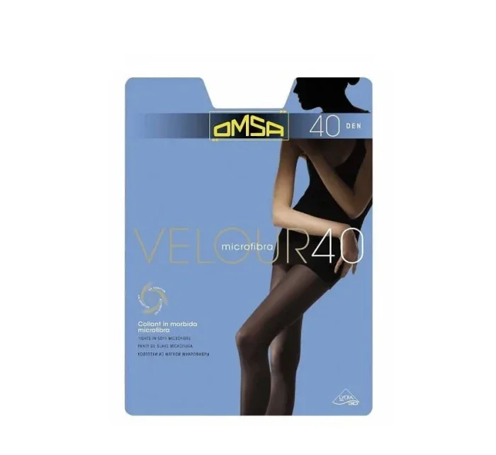 Dámské punčochové kalhoty Omsa Velour 40 den 2-4 Dámské punčochové kalhoty Omsa Velour 40 den 2-4