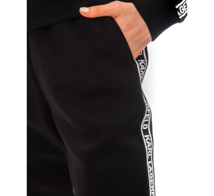 Karl Lagerfeld Double Jersey Logo Pants W 220W1031 tepláky