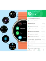 Chytré hodinky RUBICON RNCF15 Titan/Black SMARUB259 Chytré hodinky RUBICON RNCF15 Titan/Black SMARUB259