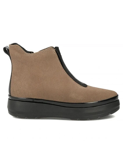 Dámské kotníkové boty na platformě, béžové, model 22400226 - FILIPPO Dámské kotníkové boty na platformě, béžové, model 22400226 - FILIPPO