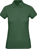 B&C Inspire Polo /women_° Dámské piqué polo z bio bavlny 01.0440 bottle green