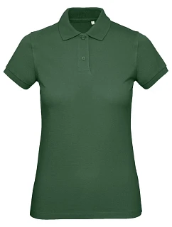 B&C Inspire Polo /women_° Dámské piqué polo z bio bavlny 01.0440 bottle green