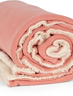K-up KP 431 Fleecová deka Sherpa 20.0431 praline rose