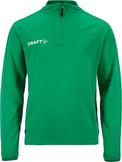 Craft Teamwear Evolve 2.0 Half Zip Jr Dětská tréninková bunda s 1/4 zipem 82.4764 team green