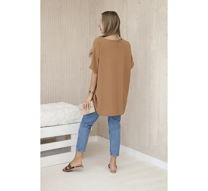 Oversized halenka s přívěskem Velbloud