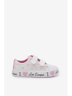Dívčí Tenisky Na Suchý Zip model 21693985 Bílé - Lee Cooper
