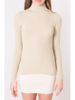Sweter model 18484169 jasny beżowy - FPrice