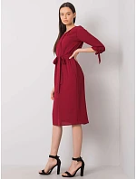 Sukienka LK SK 507843.12P bordowy Sukienka LK SK 507843.12P bordowy