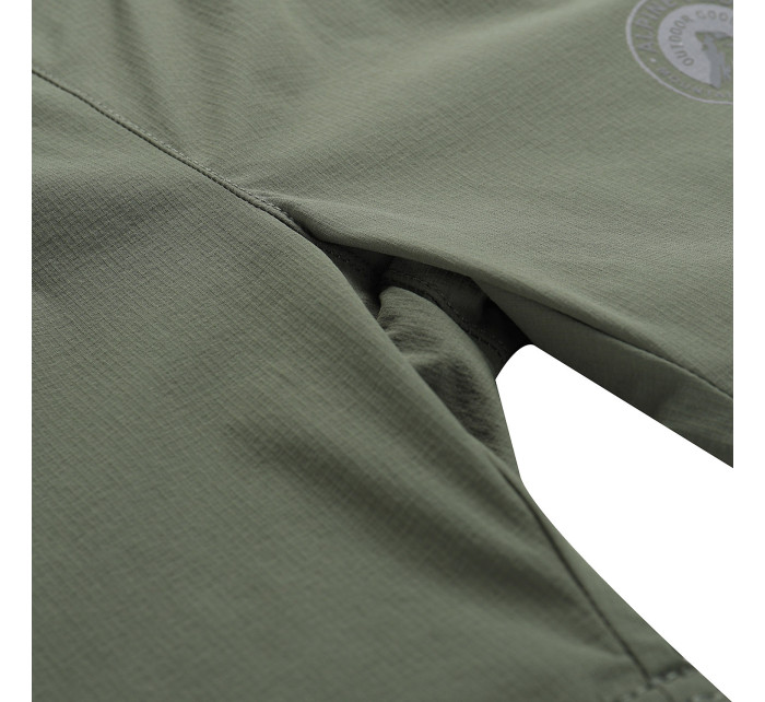 Dětské kalhoty s odepinatelnými nohavicemi ALPINE PRO NESCO olivine