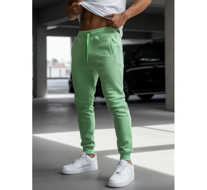 Pánské světle zelené tepláky Dstreet UX3451 Pánské světle zelené tepláky Dstreet UX3451