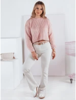 Dámský oversize svetr BILLIS pink FashionStreet MY2283