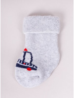 Chlapecké ponožky YO! SKF-0002C Baby Boys Frotte 0-9 měsíců