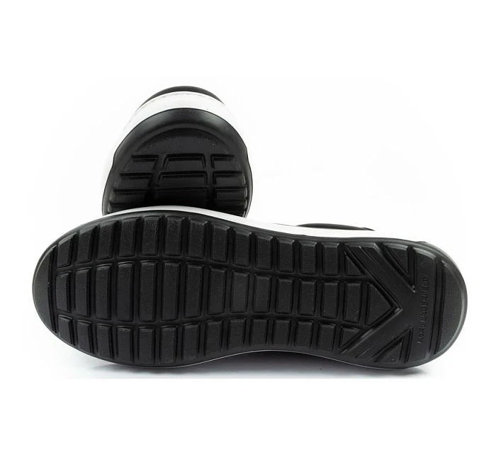 Karl Lagerfeld pánské boty Kapri tenisky přírodní kůže černé