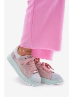 Zdobené sneakersy na platformě GOE RR2N4009 Multikolor