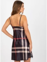 Koszula model 18516483 BR KN 1058 1 czarno beżowy - FPrice