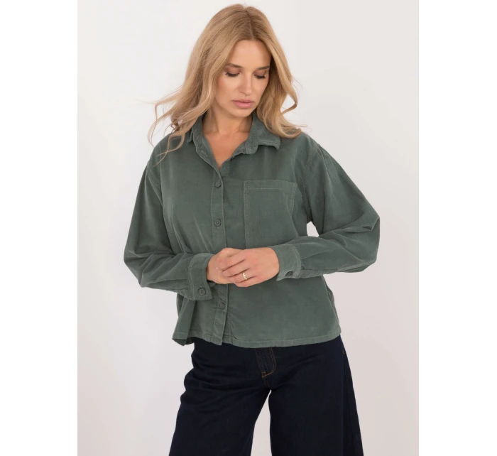 Koszula model 20497638 ciemny zielony - FPrice