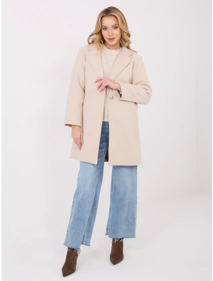 Kabát IT EN 20238.23 světle béžový