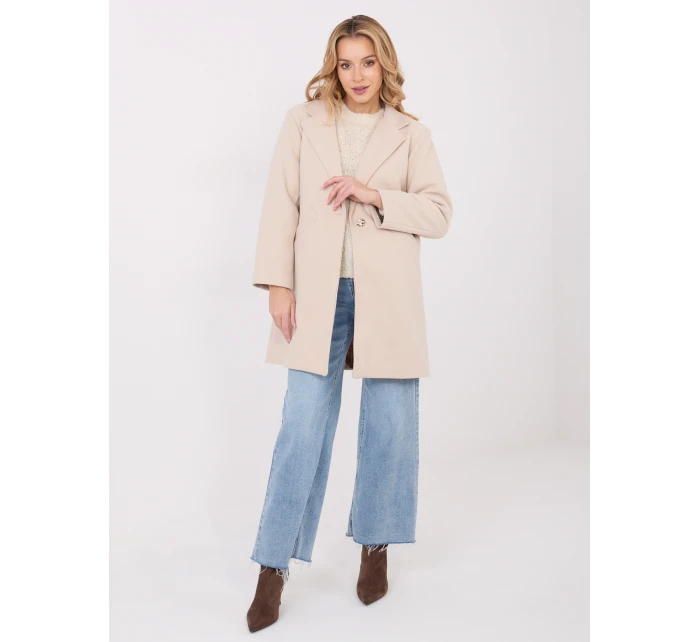 Kabát IT EN 20238.23 světle béžový