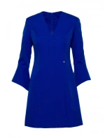 model 21296038 Šaty s širokými manžetami královská modř - Moe model 21296038 Šaty s širokými manžetami královská modř - Moe