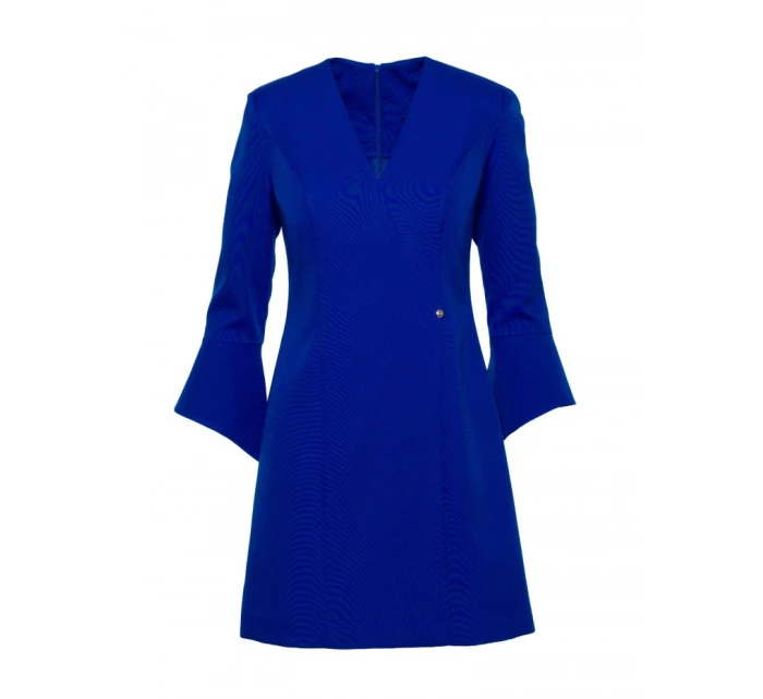 model 21296038 Šaty s širokými manžetami královská modř - Moe model 21296038 Šaty s širokými manžetami královská modř - Moe