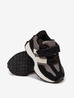 Dětské sportovní boty na suchý zip Miranda – černé