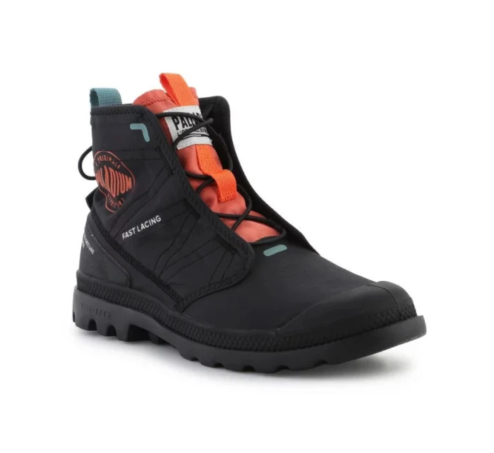 Pánské kotníkové boty Pampa Travel Lite Rs 79104-008-M Černá s oranžovou - Palladium Pánské kotníkové boty Pampa Travel Lite Rs 79104-008-M Černá s oranžovou - Palladium