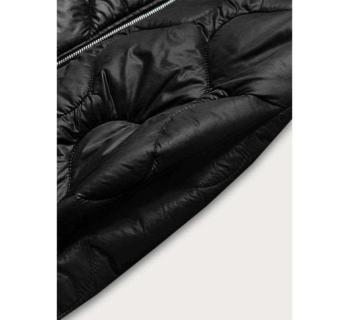 Lehká černá dámská prošívaná bunda model 17038450 - NEW COLLECTION