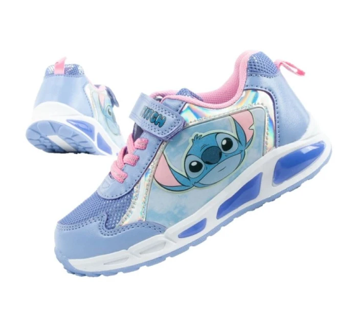 Leomil Stitch dětská sportovní obuv tenisky lehké suchý zip LED