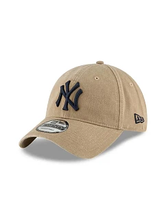 Kšiltovka New Era 9TWENTY MLB NY New York Yankees Core Classic Beige – 60235283
