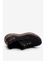 Nazouvací pánská sportovní obuv model 21611343 Černá - Goe Nazouvací pánská sportovní obuv model 21611343 Černá - Goe