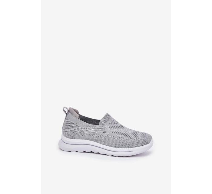 Dámské Textilní Tenisky Šedé model 21689117 - EVENTO