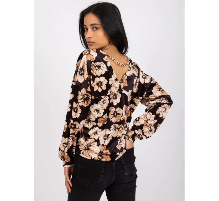 Halenka DHJ BZ 6550 1.29P černá a béžová