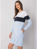 Dámské šaty RV SK 5869.04 bílé a modré