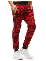 Pánské červené tepláky model 21964104 - Dstreet