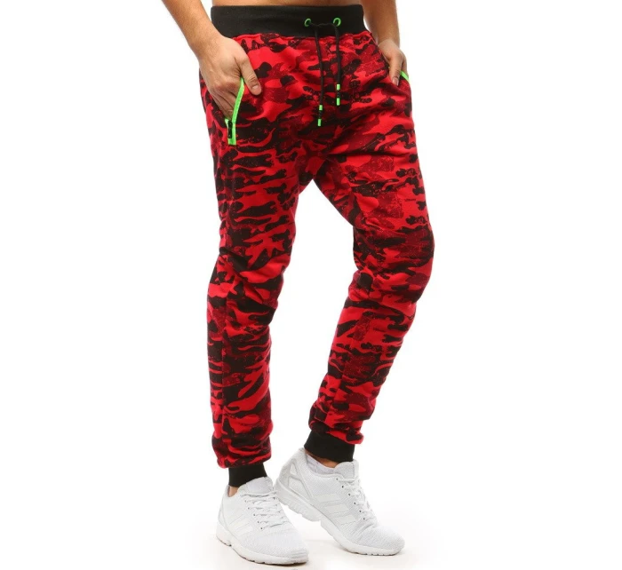 Pánské červené tepláky model 21964104 - Dstreet