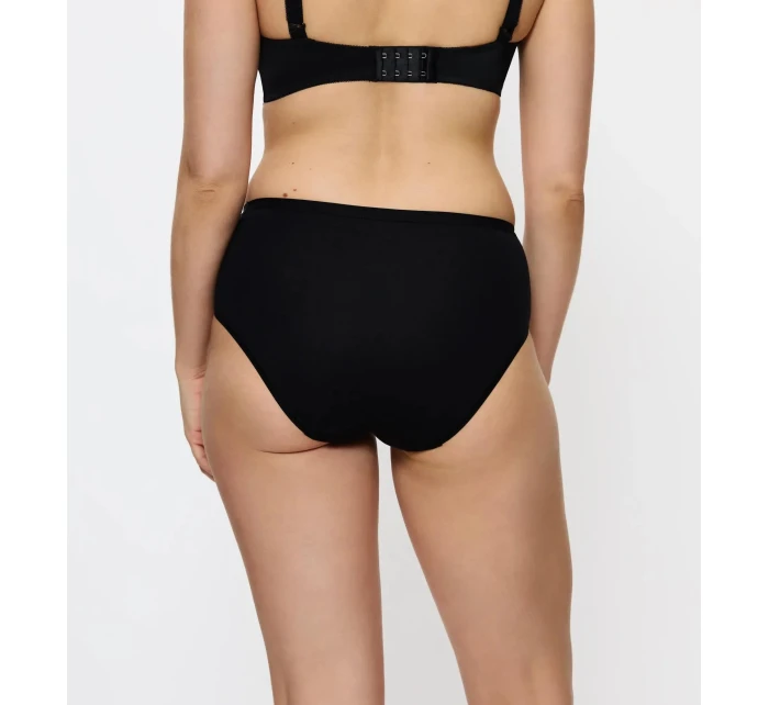 Dámské kalhotky Sense Of Cotton Midi - BLACK - černé 0004 - TRIUMPH Dámské kalhotky Sense Of Cotton Midi - BLACK - černé 0004 - TRIUMPH