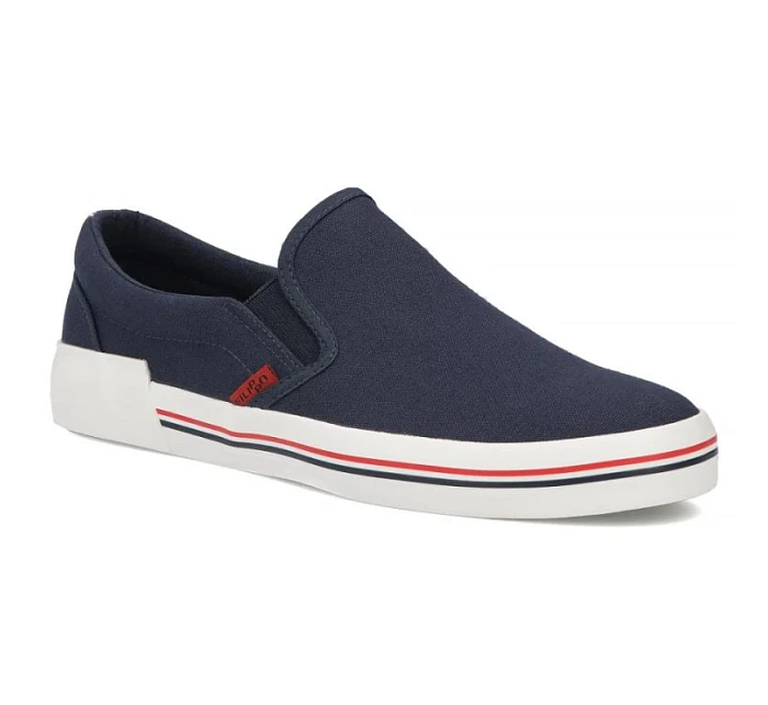 Pánské slip on tenisky námořnická modř Filippo MTN7792