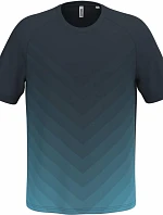Kariban ProAct PA 4047 Unisex sportovní tričko s barevným gradientem 20.4047 navy