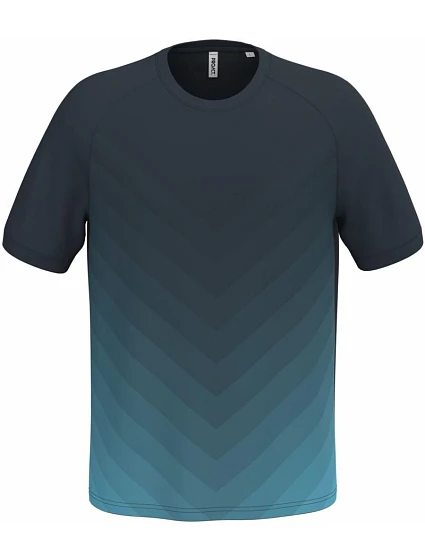 Kariban ProAct PA 4047 Unisex sportovní tričko s barevným gradientem 20.4047 navy Kariban ProAct PA 4047 Unisex sportovní tričko s barevným gradientem 20.4047 navy