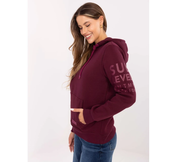 Bluza model 21236031 bordowy - FPrice