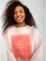 Mikina EM BL 617 model 17892715 světle růžová - FPrice