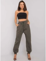 Tepláky RV DR 7237.81 tmavá khaki