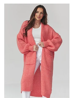 Svetr na zapínání model 226870 Makadamia