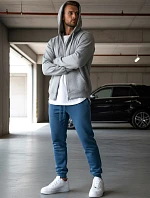 Modré pánské tepláky FashionStreet UX3370