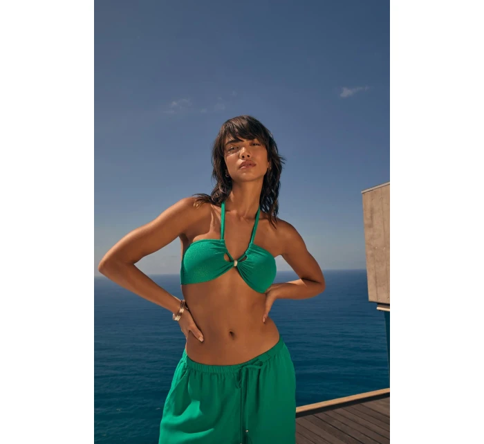 Summer Satin Trousers - GREEN - TRIUMPH GREEN - TRIUMPH