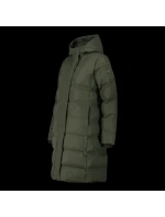CMP dámská zimní bunda s kapucí, zateplená, nepromokavá, zelená (34K0096/F905)