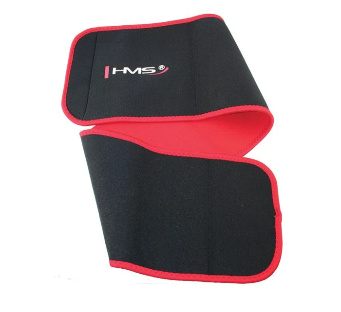 MAGNETICKÝ HULA HOP SET ČERNÝ HHM15 S POČÍTADLEM HMS + ZEŠTÍHLUJÍCÍ PÁS BR163 ČERVENÝ