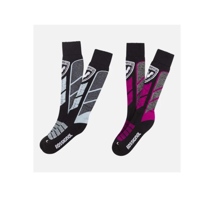 Rossignol W Thermotech 2P ponožky černé Rossignol W Thermotech 2P ponožky černé