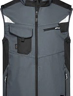 Daiber JN 845 Pracovní vesta - Strong 02.0845 carbon/black